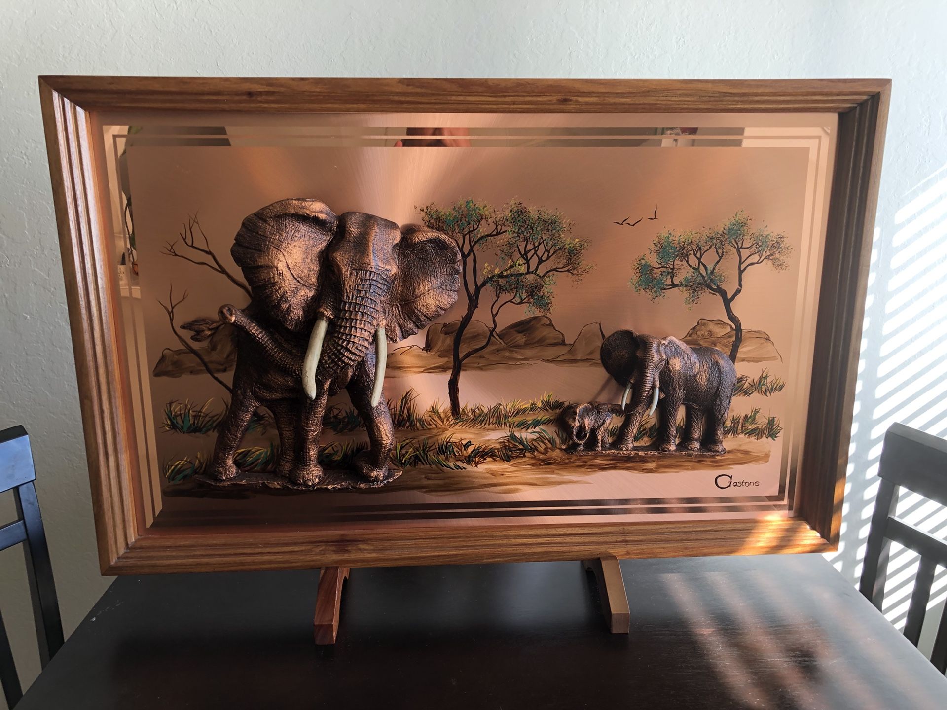 Gastone copper 3D art