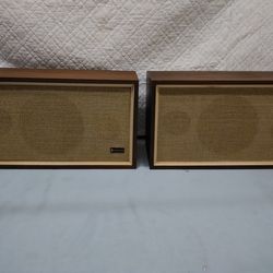 LAFAYETTE CRITERION 50A VINTAGE 1972 STEREO SPEAKERS 