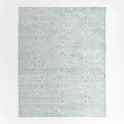 Crate & Kids Blue Washable Rug