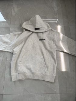 Light oatmeal essentials hoodie S