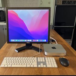 Apple Mac Mini Desktop Computer - Intel i5  / 4GB Memory / 500GB Hard Drive / 19 Inch Dell Monitor
