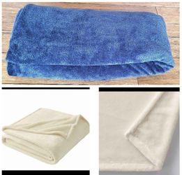 Plush fleece blankets, queen/full