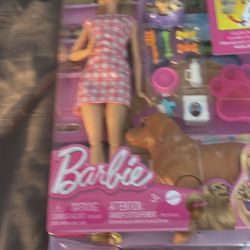 Barbie Doll And Dog