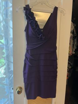 Purple Body on Dress Size 6