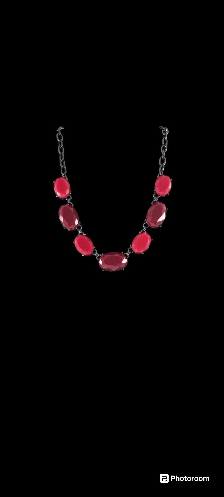 Premier Designs Jewelry Necklace BERRYLICIOUS Hematite In Bag.. 18 Inch With 4 In Removable E