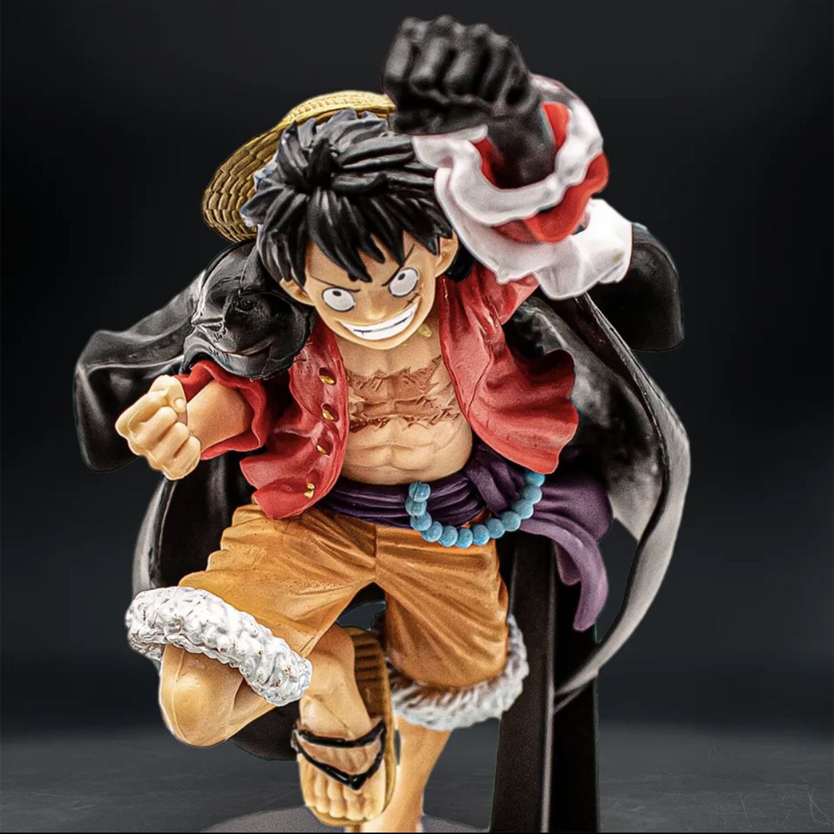 New Monkey D Luffy Punching Haki Pose One Piece Anime Action Figure Toy Statue