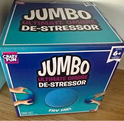 Jumbo De-Stressor Squishy Blue