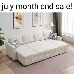 Living Room Sectional Sleeper Sofa With Pull Out Bed  - July Sale 