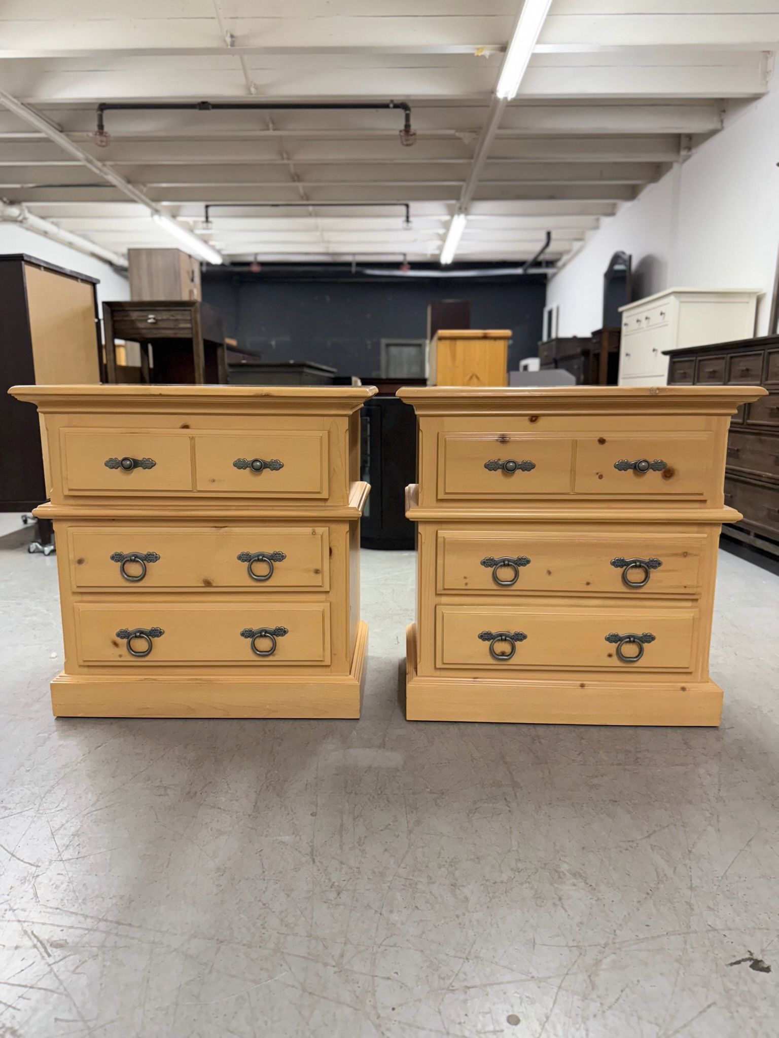 See Page for Matching Dresser - 2 Matching Light Wood Nightstands/ Nightstand Set / End Tables / Side Tables