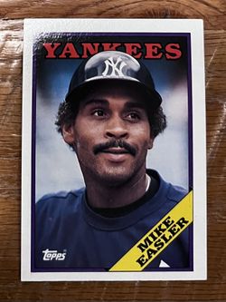 Mike Easler 1988 Topps #741 New York Yankees Baseball *101
