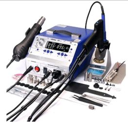 YIHUA 948-II 4-in-1 Digital Soldering & Deosldering Rework Station Complete Kit