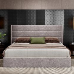 Upholstered Storage Bed (King)