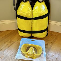 Scuba Diver Halloween Costume Or Doubles As A Backpack(air tank Is A Backpack 