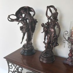 Two Statue Designer For Sale