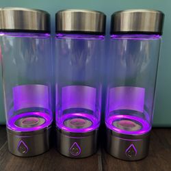Hydrogen Glass Water Bottles