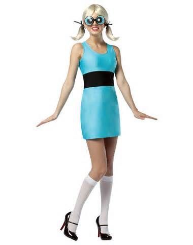 Powerpuff Girls Bubbles Deluxe Adult Costume Cosplay Size Med-Large 