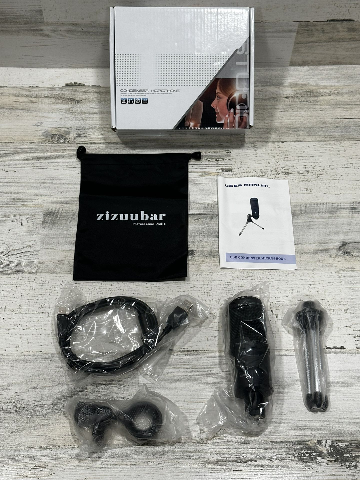 Professional Uni-Directional Condenser Microphone - STUDIO(Black) - BRAND NEW!!!