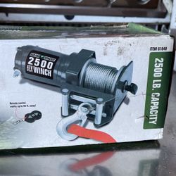 2500 lb. Electric ATV/Utility Winch with Wireless Remote Control