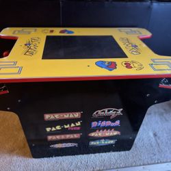 Arcade1Up Deluxe 8-In-1 Pac-Man Head-To-Head Cocktail Arcade Game Table