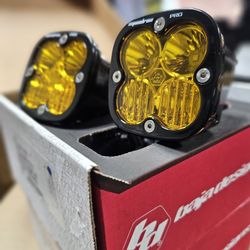 New Baja Designs Squadron Pro Amber Yellow Light Kit
