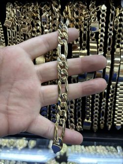 14k Figaro Bracelet 🔥 We Buy Gold 10k $50x Gram