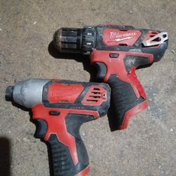 M12 3/8" Drill And 1/4" Impact