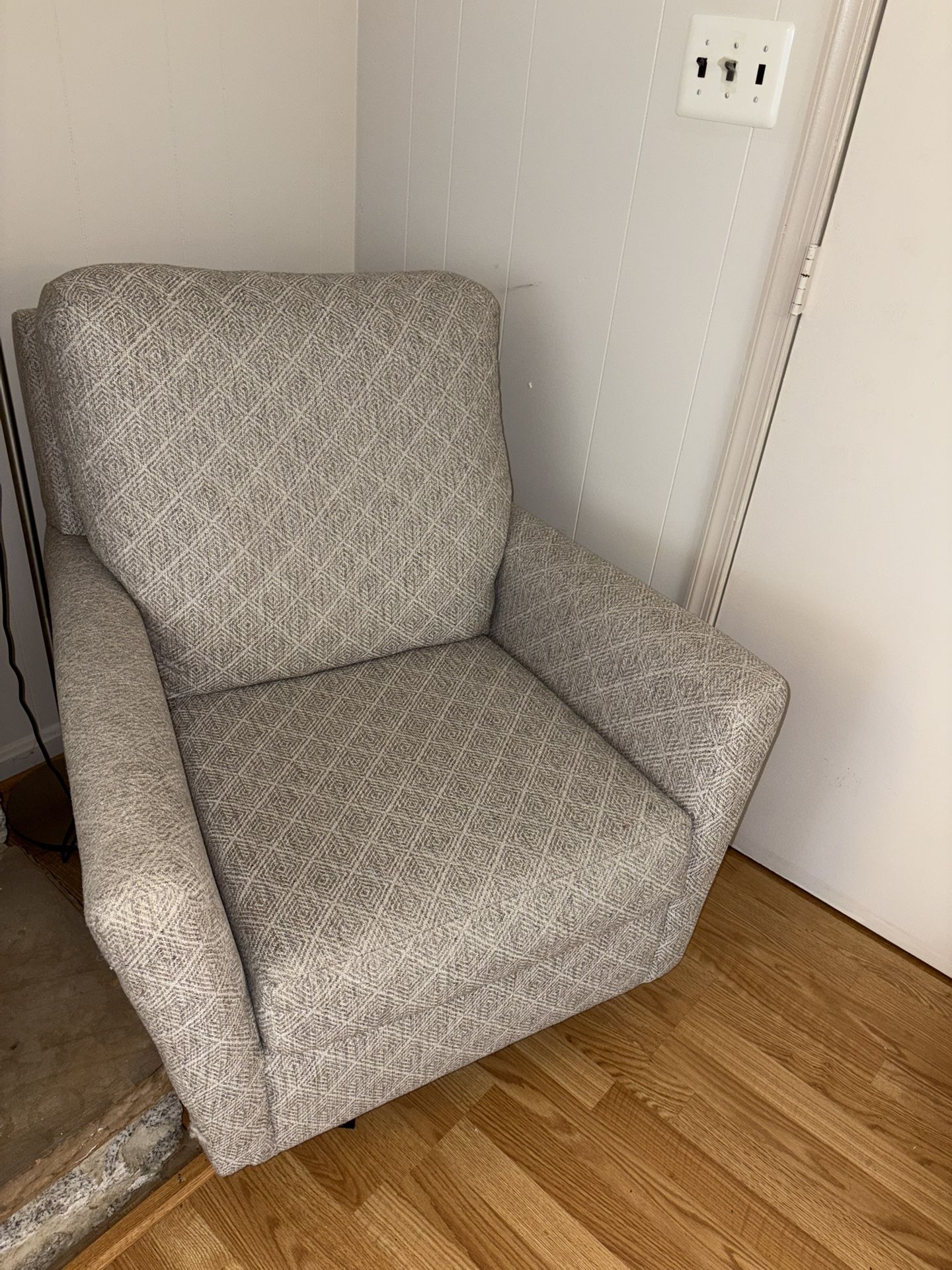 TWO Rocking Swirl Lounge Chairs