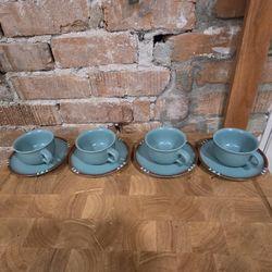 Dansk Mesa Cup and Saucer x4