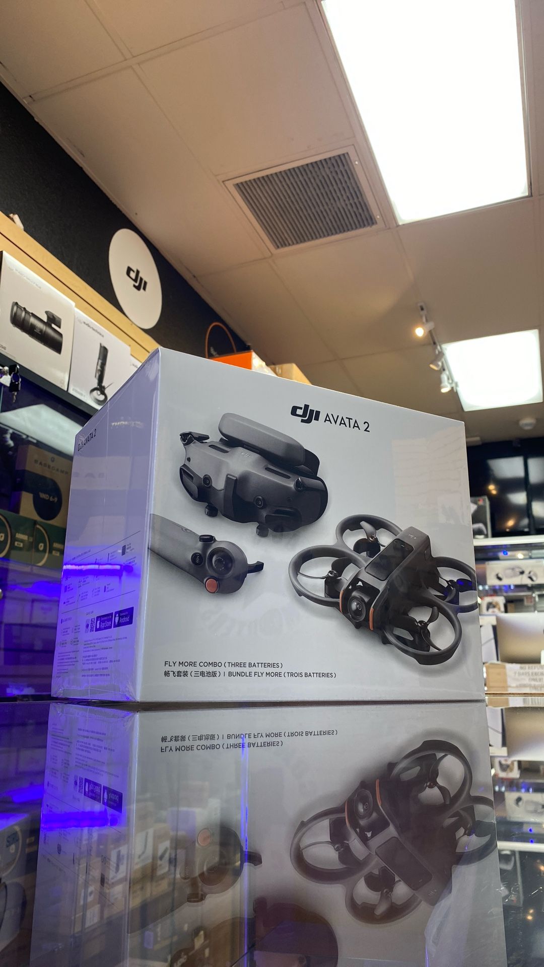 DJI Avata 2 FPV Drone With Goggles And 3 Batteries Fly More Combo