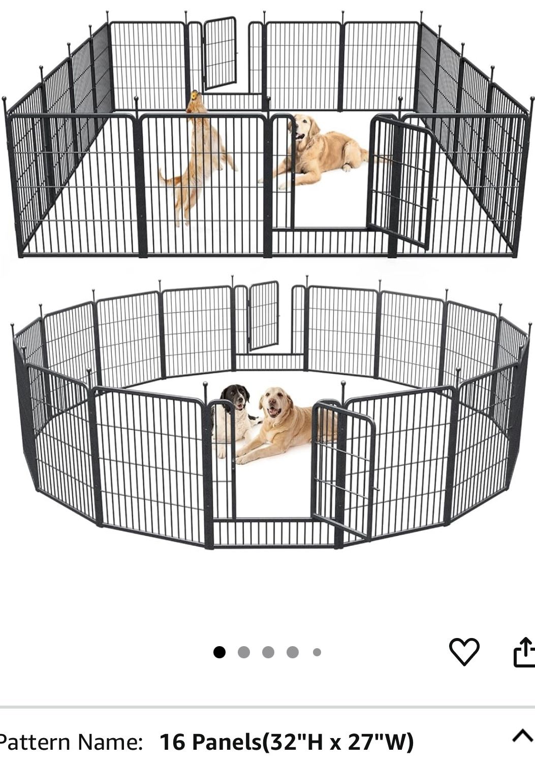 Dog Fence 16 Panels