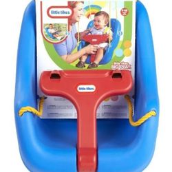 2-In-1 Snug & Secure Adjustable Kids Outdoor Fun Play Baby Swing  Blue