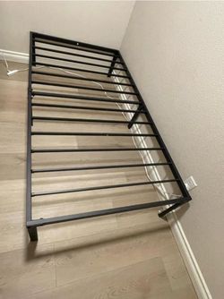 Metal twin bed frame