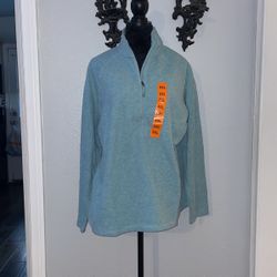 Eddie Bauer Woman Fleece 1/4 Sweater ** (34)