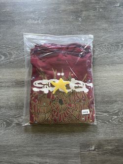 Maroon/Red Spider Worldwide Sp5der Hoodie - Brand New!🔴