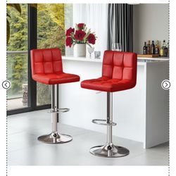 Bar Stools Swivel Chairs 2 pcs