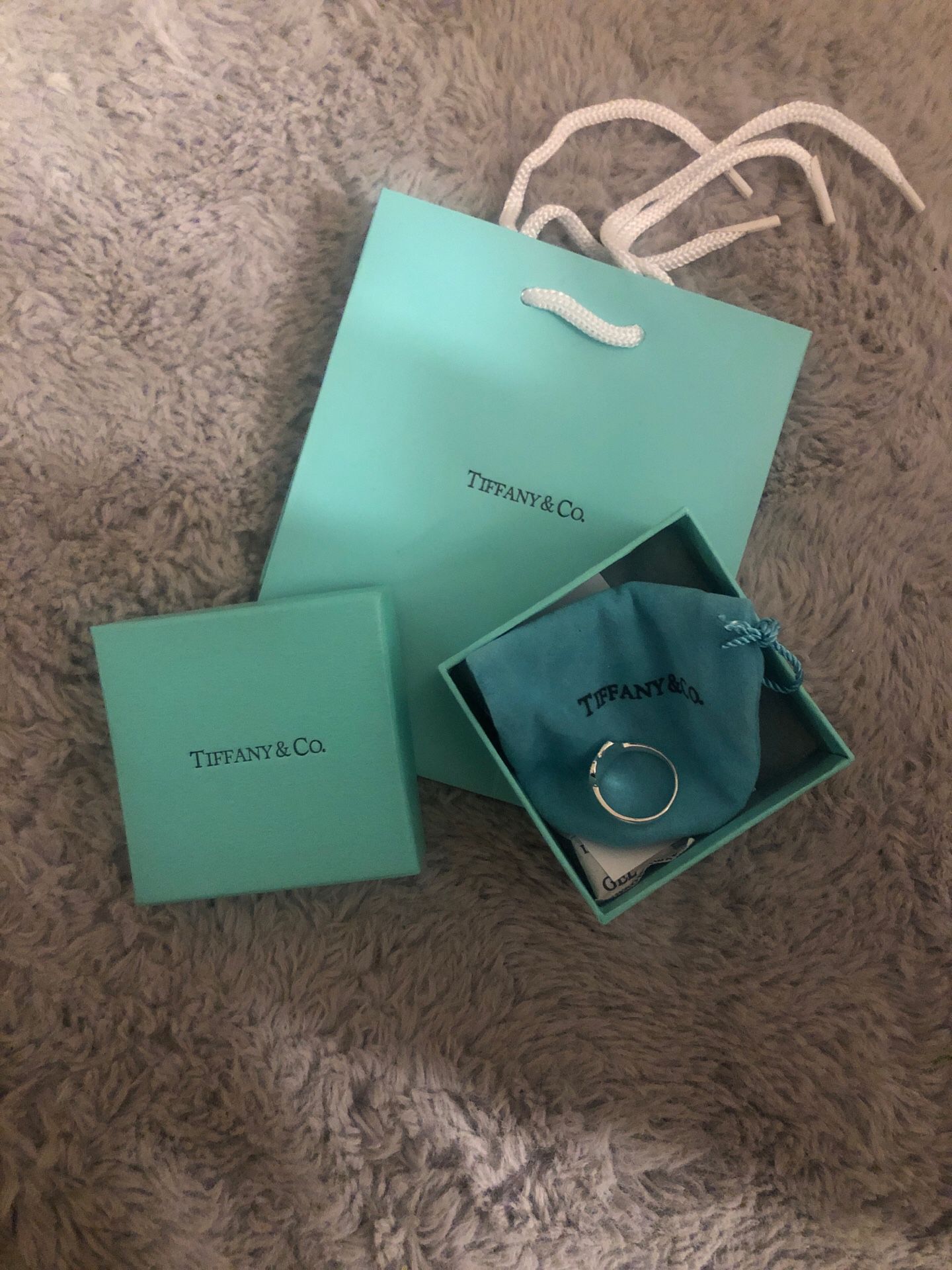 Tiffany and company new ring never used got as gift