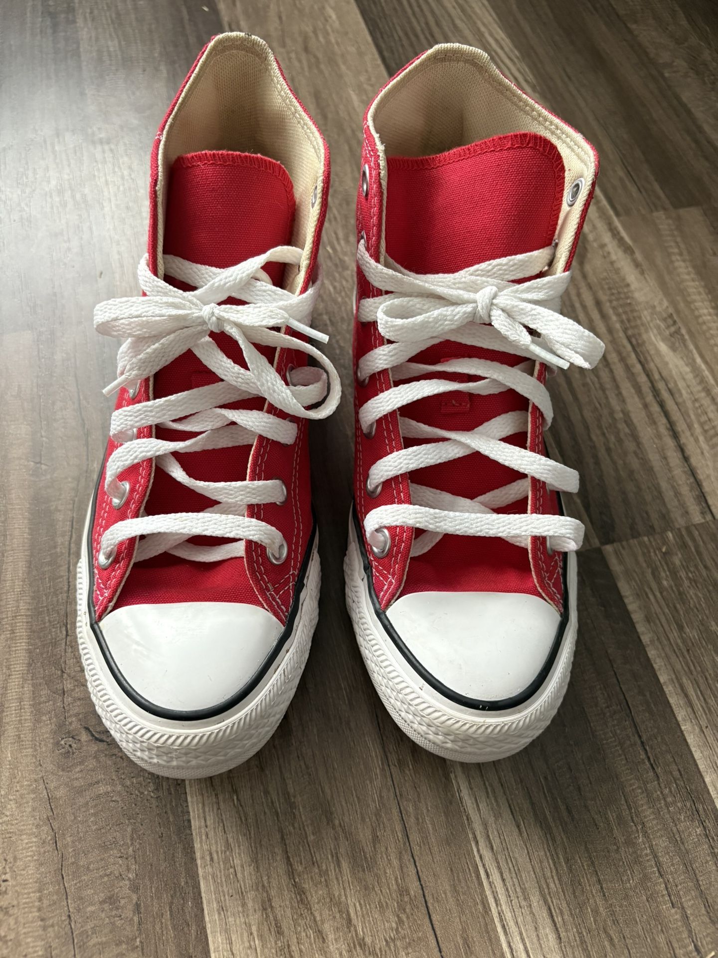 Red High Top Converse