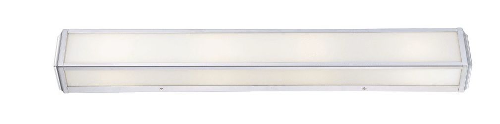 Minka Lavery Daventry 37" Wide 4 Light ADA Bath Bar with White Glass