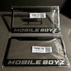 Laser Engraved Aluminum License Frames