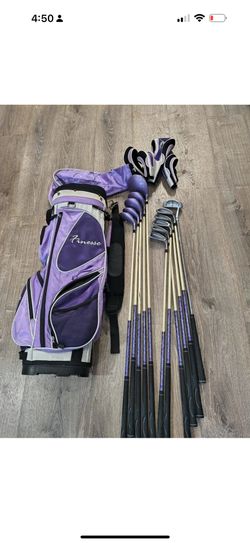 SQUARE TWO Finesse Golf Club Lot 11 (1,3,5,PW, SW, 7, 8, 9)  With Bag Golf