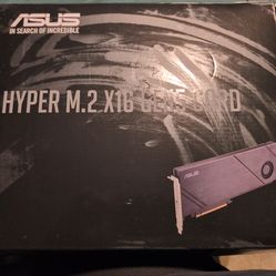 ASUS Hyper M.2 x16 Gen5 Card – Open Box / Excellent Condition