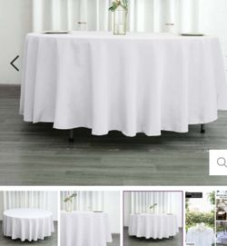Table Linen For Round Table 108 