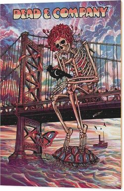27" x 36" Grateful Dead and Company Philadelphia Wood Print