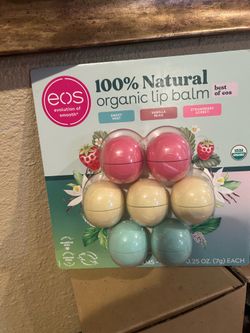 Organic lip balms