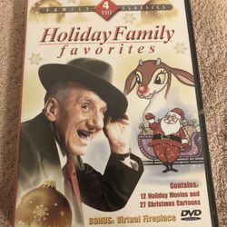 Family Classics Holiday Favorites 12 Movies 21 Cartoons Dvd New & Sealed  