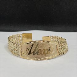 10k solid gold Petatillo bracelet