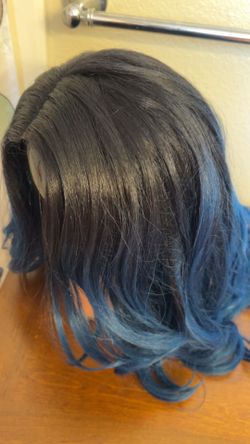 Bobbi Boss Black And Blue Ombré Wig