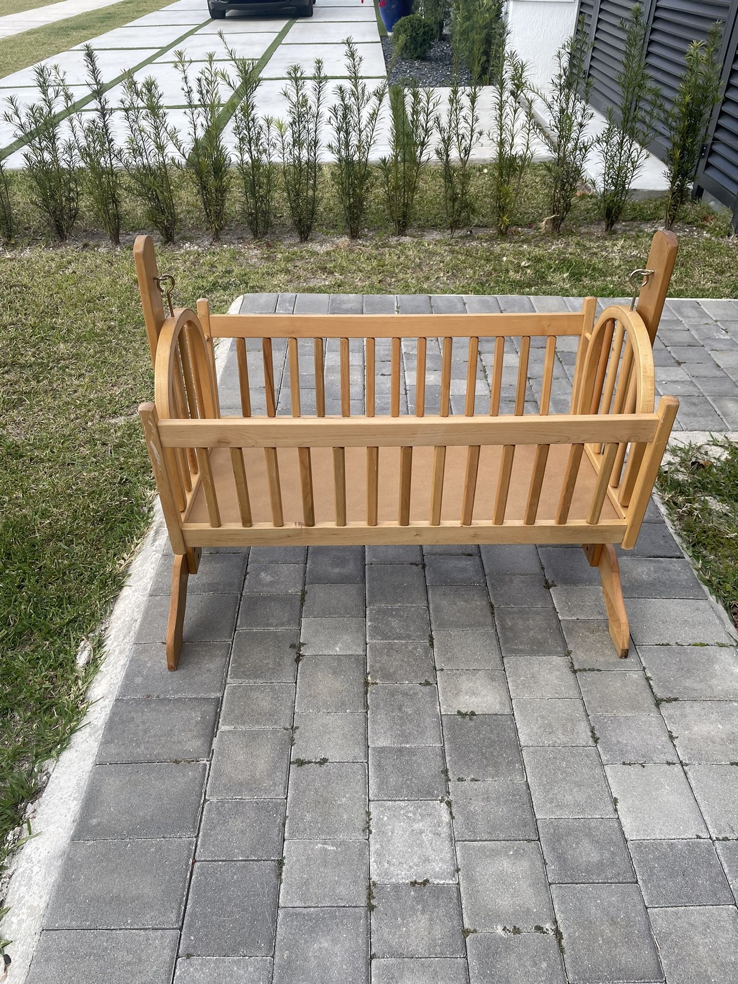 Wooden Baby Cradle