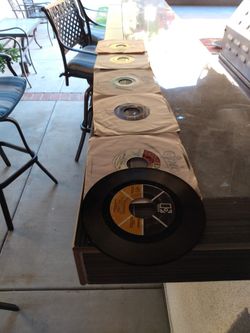 SIX 45RPM RECORDS FOR $20