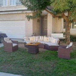 Beautiful Patio Furniture Set Outdoor Patio Furniture Fire Pit Propane 🚚🆕🚚🚎🆕